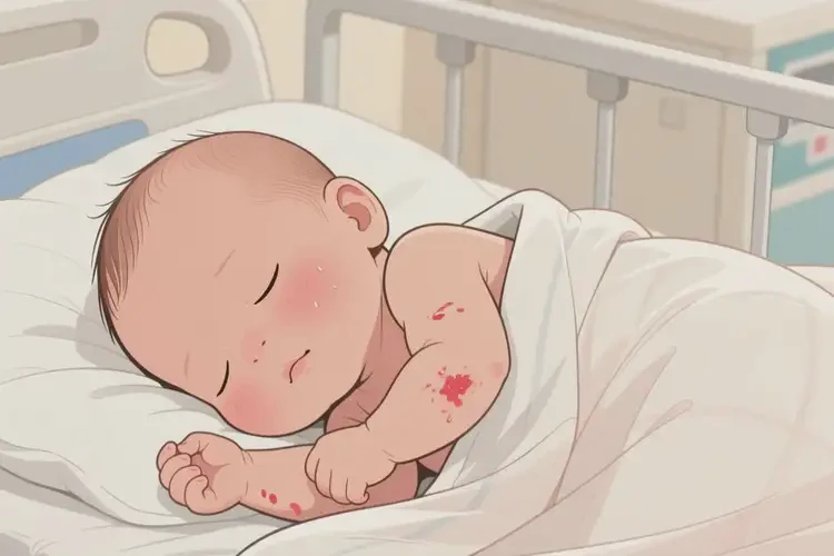 新生兒全身經(jīng)常長濕疹不管它會自己好嗎(圖2)