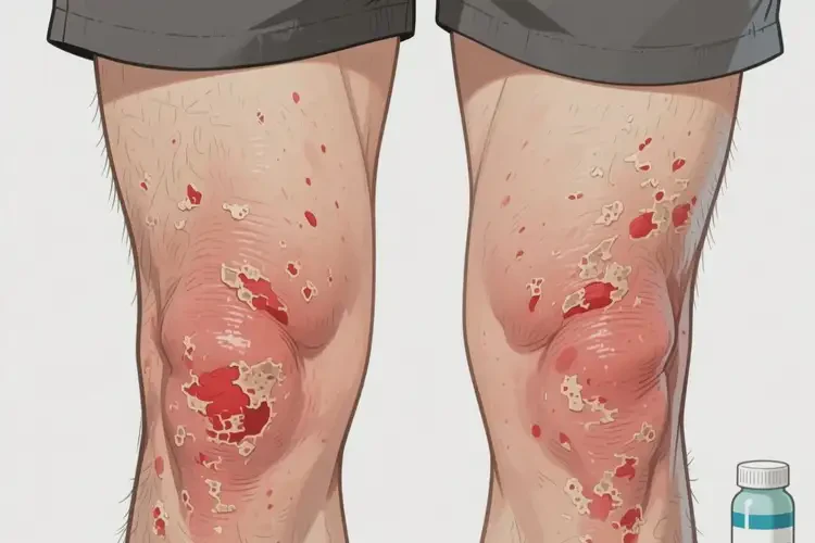 男性大腿上偶爾起濕疹可以徹底自愈嗎(圖3)