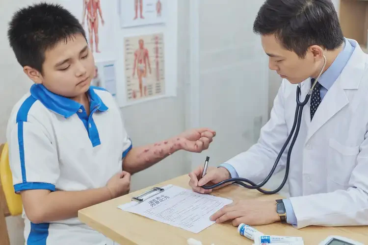 中學(xué)生小腿上出濕疹不管它會(huì)自己自愈嗎(圖3)