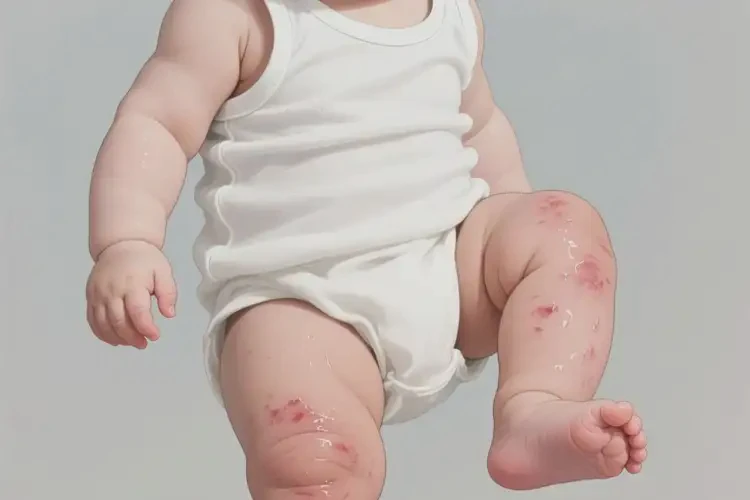 新生兒四肢起濕疹不管它會(huì)自己好嗎(圖2)