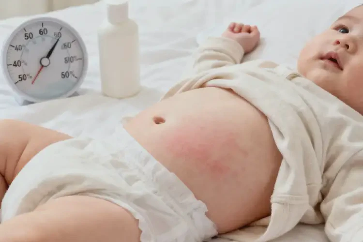 嬰兒肚子長(zhǎng)濕疹可不可以徹底自愈(圖4)