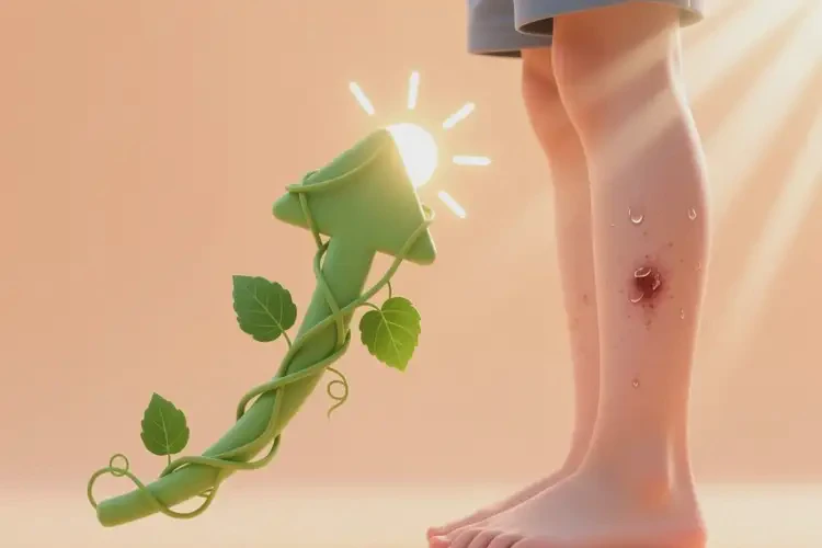 青少年小腿長(zhǎng)濕疹不管它會(huì)自己痊愈嗎(圖1)