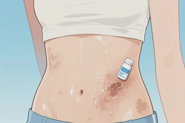 女人肚子容易起濕疹能徹底自愈嗎(圖1)