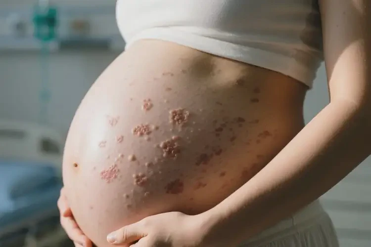 孕妇肚子上起湿疹不管它会自己好吗(图4)