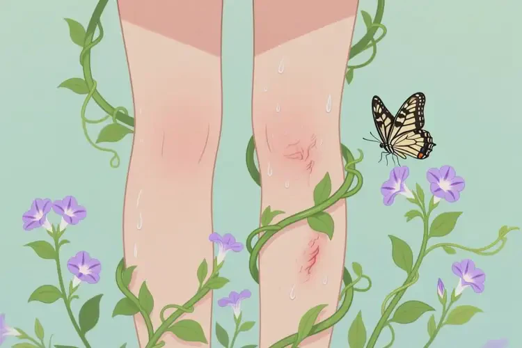 女生小腿经常长湿疹不管它会自己自愈吗(图1)