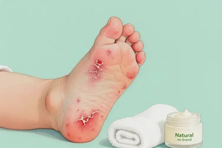 幼兒腳上容易起濕疹可以徹底自愈嗎(圖2)