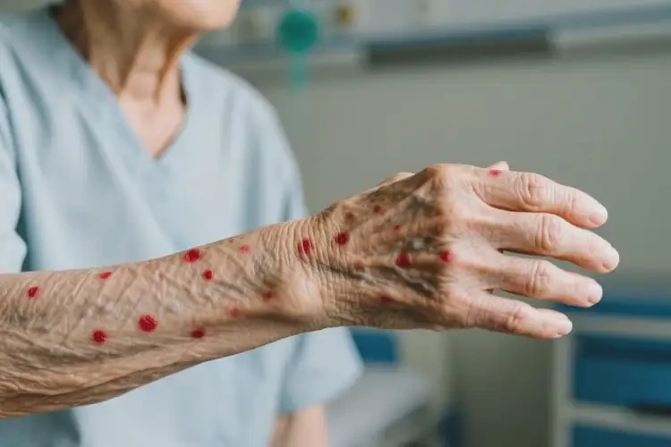 老年人手臂上偶爾長(zhǎng)濕疹不管它會(huì)自己自愈嗎(圖2)