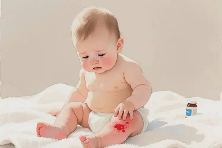 幼兒大腿長濕疹不管它會自己痊愈嗎(圖4)