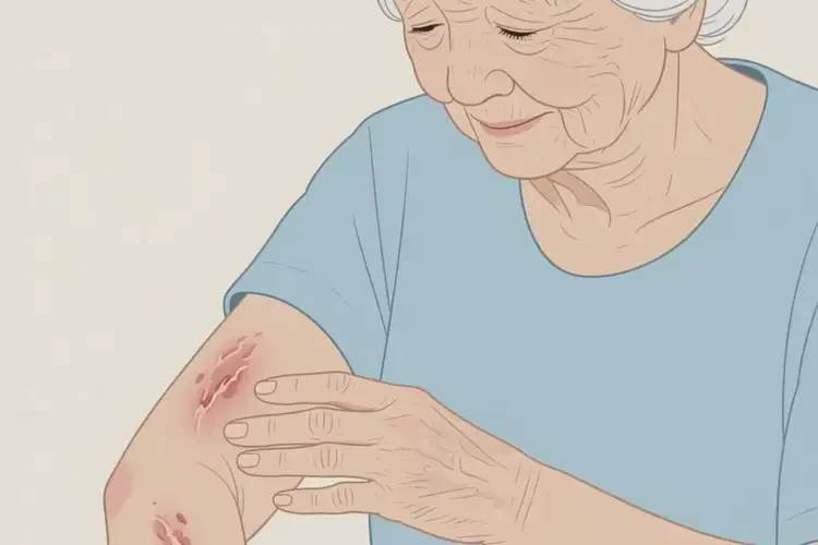 高齡老人手臂有濕疹能夠徹底治愈嗎(圖3)