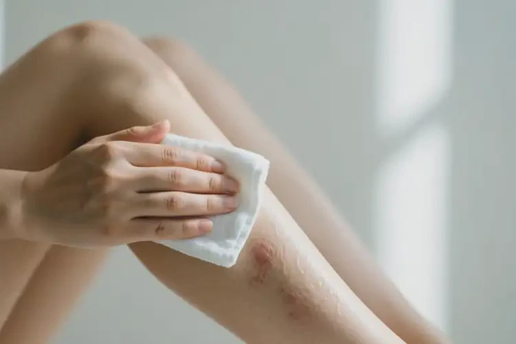 女性小腿上偶爾起濕疹能靠自己自愈嗎(圖3)