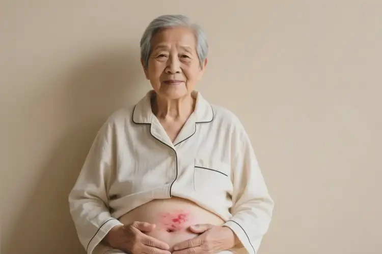 高齡老人肚子起濕疹可以徹底自愈嗎(圖2)