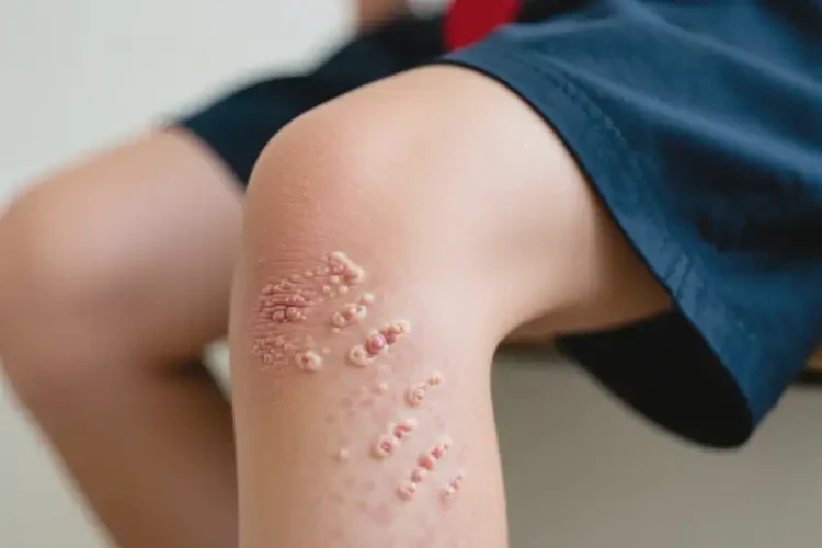 中學生大腿偶爾長濕疹可以徹底自愈嗎(圖2)