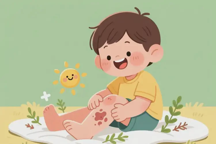 兒童小腿出濕疹不管它會(huì)自己自愈嗎(圖3)