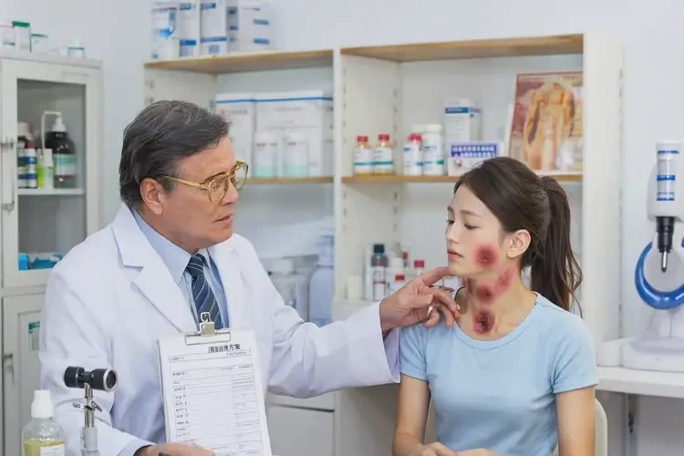 女性脖子出現(xiàn)濕疹能靠自己自愈嗎(圖3)