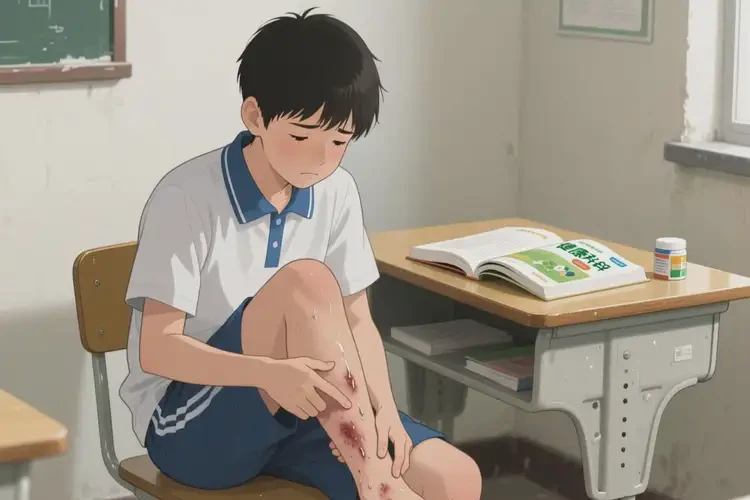 中學生四肢容易起濕疹不管它會自己好嗎(圖3)