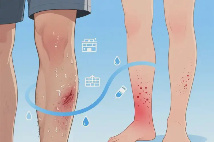 男生小腿上經常起濕疹可以徹底自愈嗎(圖3)