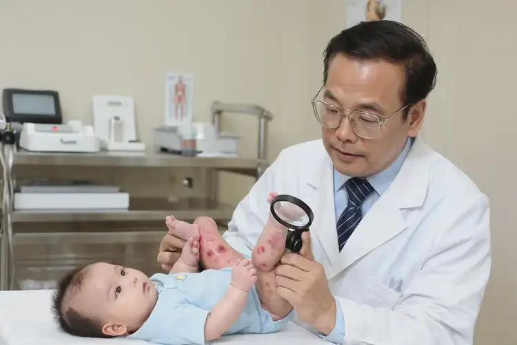 嬰兒小腿上長(zhǎng)濕疹能夠徹底治愈嗎(圖2)