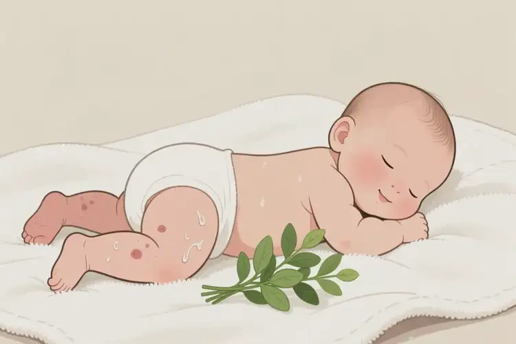 嬰幼兒大腿容易起濕疹能徹底自愈嗎(圖2)
