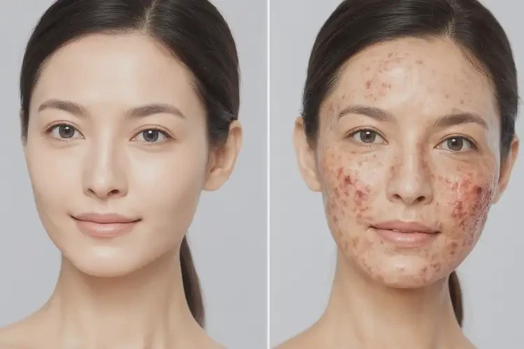 男生臉上偶爾起濕疹不管它會自己痊愈嗎(圖2)