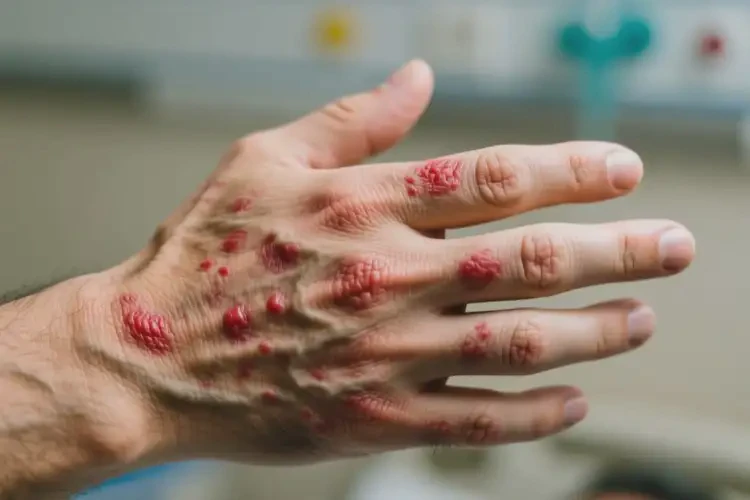 男人手上經(jīng)常起濕疹能夠徹底治愈嗎(圖4)