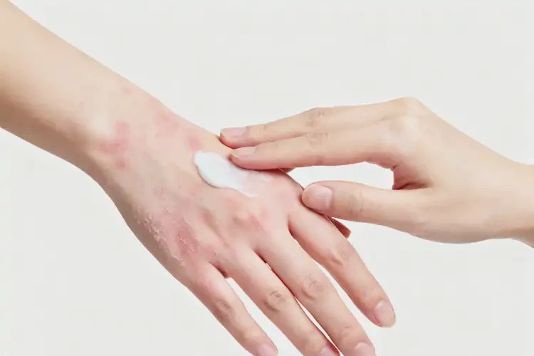 女生手上容易長(zhǎng)濕疹不管它會(huì)自己自愈嗎(圖1)