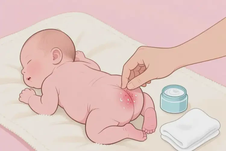 新生兒屁股上起濕疹可不可以徹底自愈(圖3)
