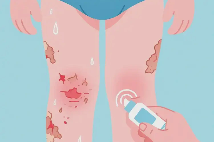 小孩大腿偶爾長濕疹能夠徹底治愈嗎(圖3)