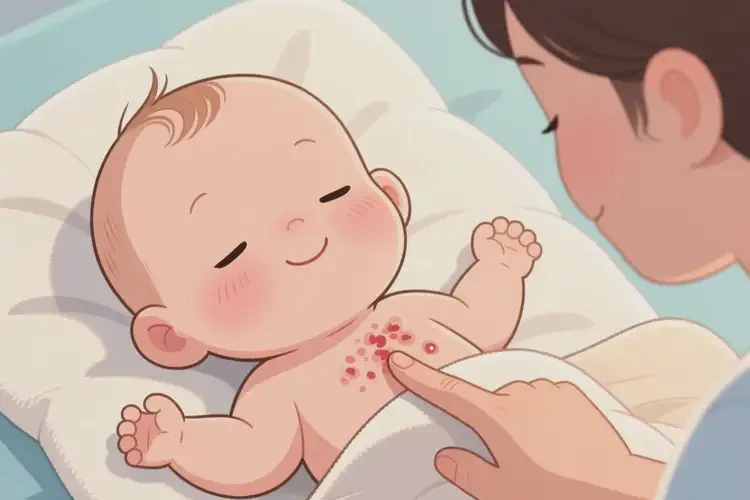 嬰幼兒脖子偶爾長濕疹不管它會自己自愈嗎(圖3)