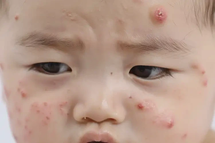 婴儿面部出现湿疹不管它会自己自愈吗(图4)