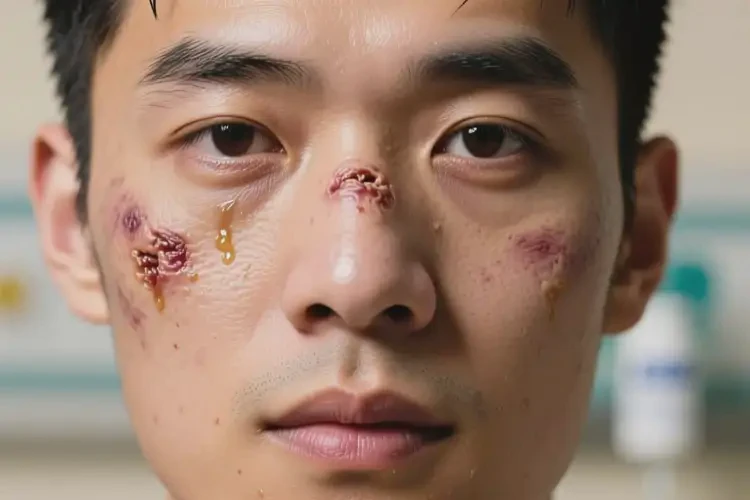 男性面部出現(xiàn)濕疹可不可以徹底自愈(圖3)