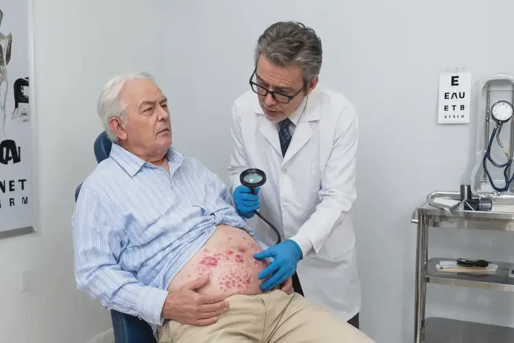 高齡老人肚子出濕疹不管它會自己痊愈嗎(圖2)