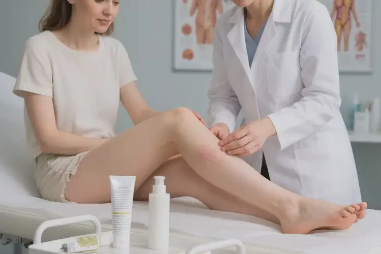 女性小腿上有濕疹可以徹底自愈嗎(圖2)