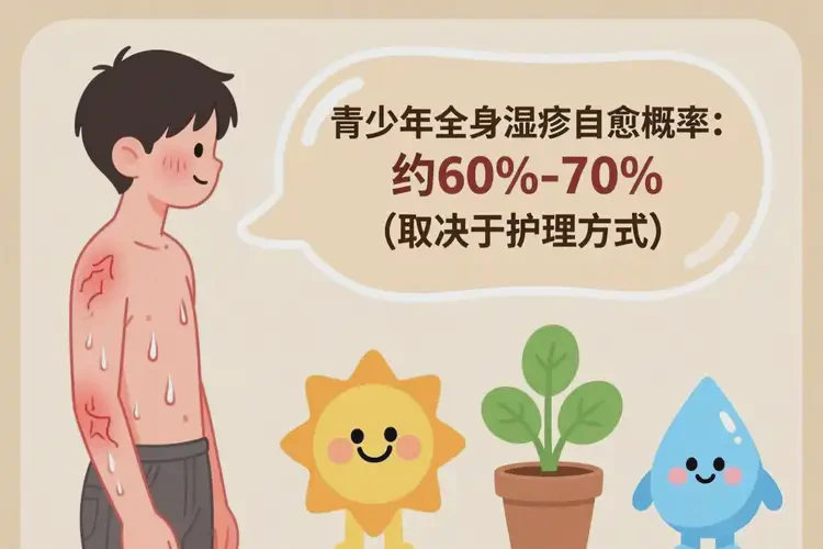 青少年全身有濕疹能靠自己自愈嗎(圖3)