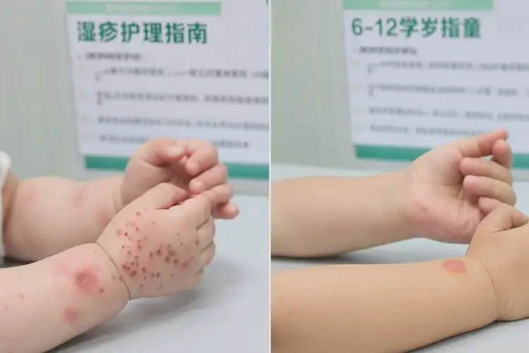 小孩手上有濕疹可不可以徹底自愈(圖1)