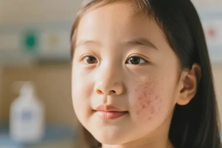 產婦臉上有濕疹不管它會自己自愈嗎(圖4)
