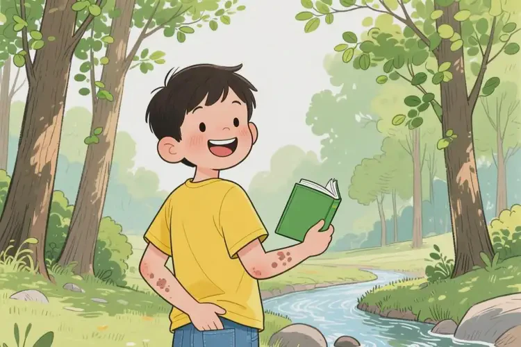 小學(xué)生身上出濕疹可以徹底自愈嗎(圖1)