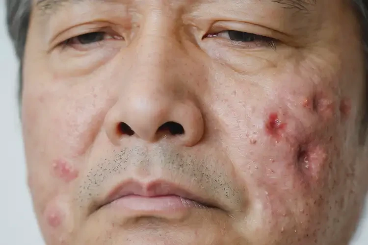 男生脸上经常长湿疹不管它会自己自愈吗(图4)