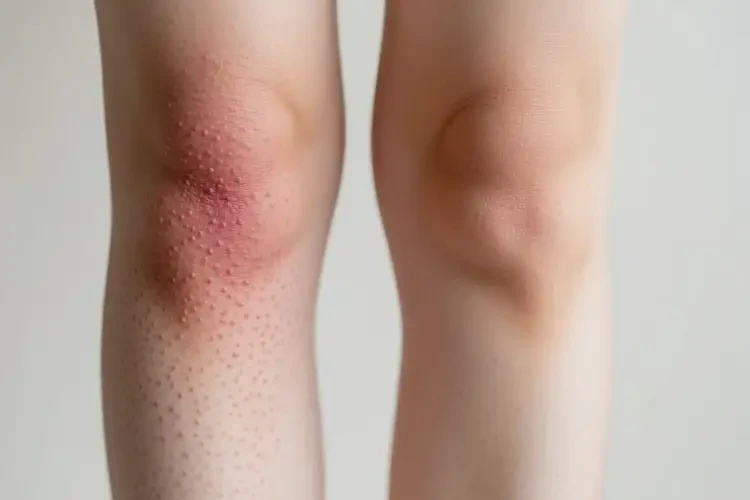 女生小腿上有濕疹能靠自己自愈嗎(圖3)