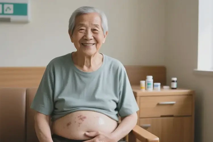老年人肚子起濕疹可以徹底自愈嗎(圖1)
