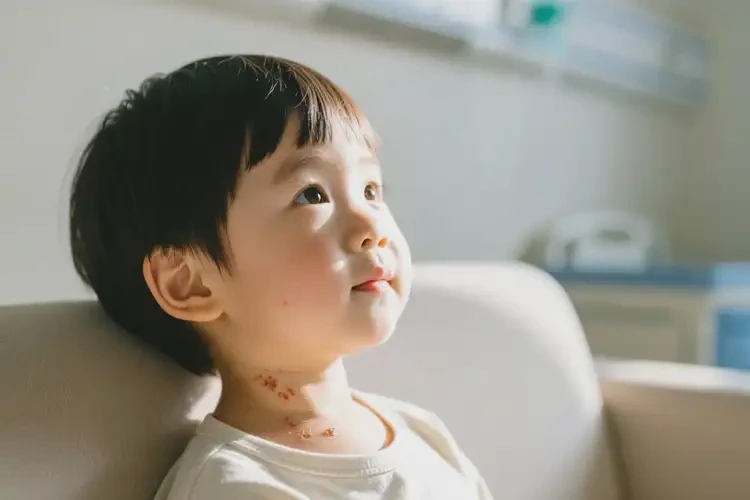 小孩脖子上容易長濕疹能靠自己自愈嗎(圖1)