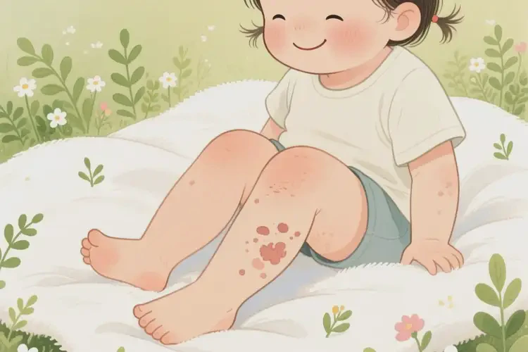 幼兒小腿上偶爾起濕疹能徹底自愈嗎(圖4)