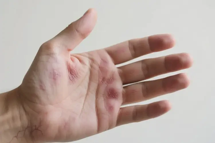 男人手上容易起濕疹可以徹底自愈嗎(圖4)