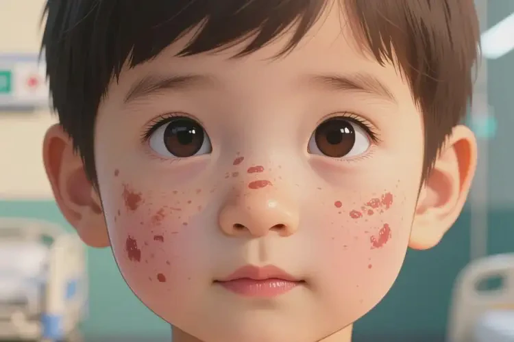 少兒面部長(zhǎng)濕疹不管它會(huì)自己自愈嗎(圖2)