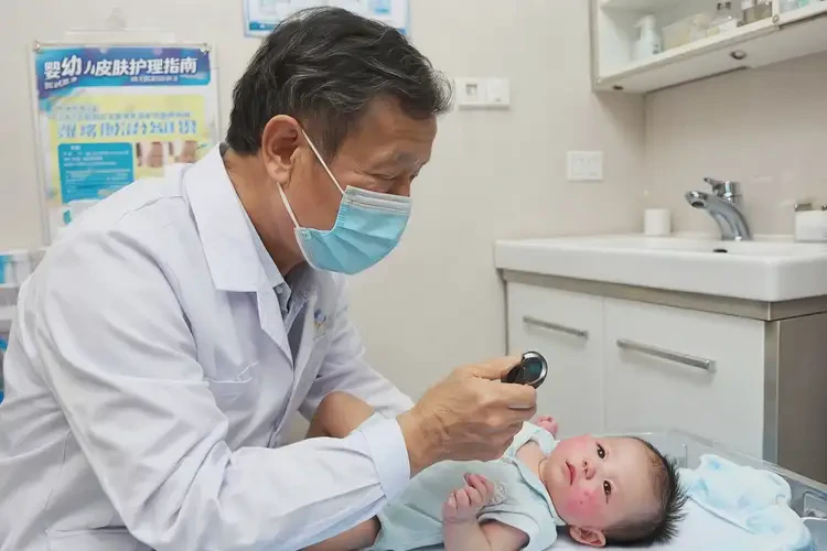 寶寶臉上起濕疹不管它會自己自愈嗎(圖1)