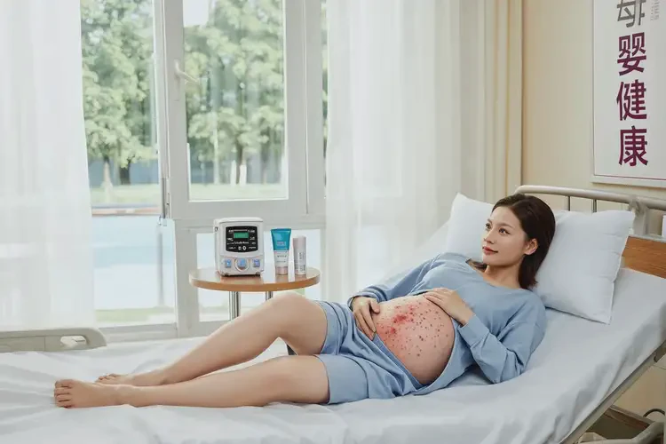 產(chǎn)婦肚子偶爾長濕疹可不可以徹底自愈(圖1)