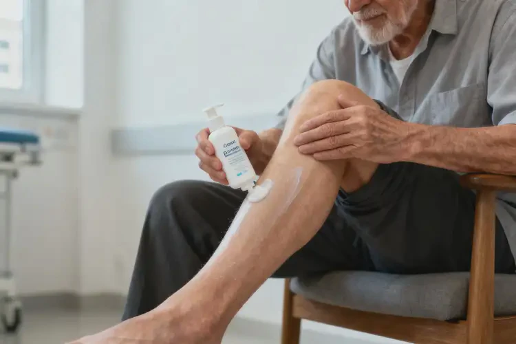 老人小腿上容易長(zhǎng)濕疹不管它會(huì)自己自愈嗎(圖4)