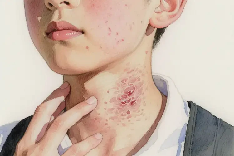 中學(xué)生脖子出濕疹不管它會(huì)自己自愈嗎(圖3)