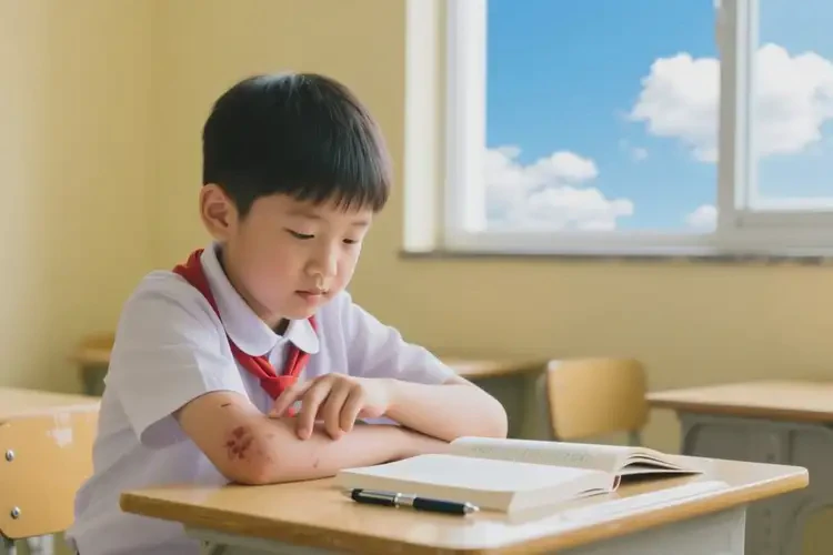 中學(xué)生手臂容易起濕疹可以徹底自愈嗎(圖2)