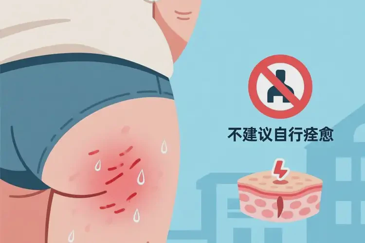 老年人屁股上出現(xiàn)濕疹不管它會自己痊愈嗎(圖2)