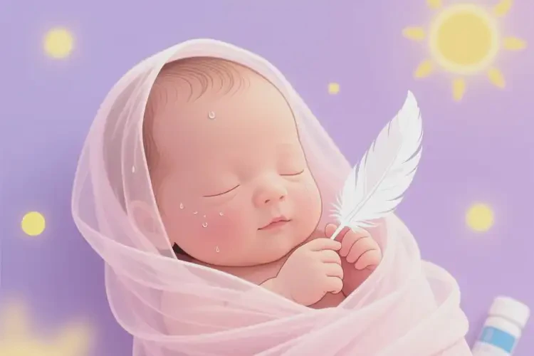 新生兒全身有濕疹能徹底自愈嗎(圖1)